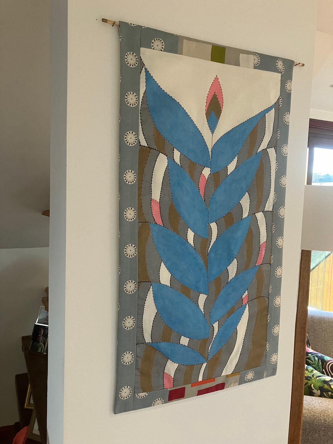 Bishnupur Handpainted Fabric Wall Hanging main image 1