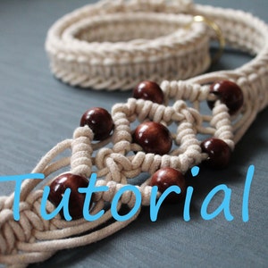 Tutorial for Macrame Yoga Mat Strap/ DIY/ Pattern/ Instructions