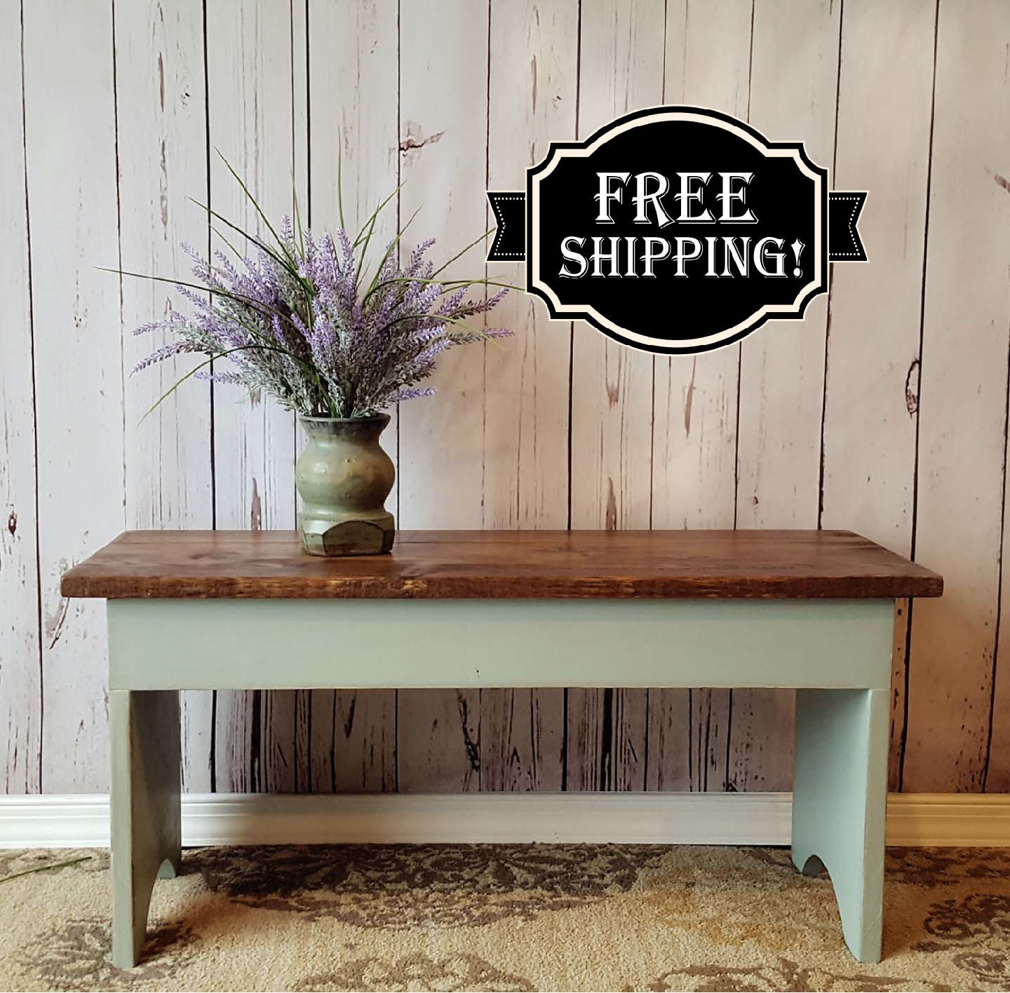 42 Farmhouse Bench Shoe Storage Rustic Small Etsy