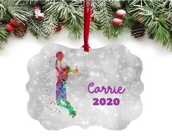 girls basketball ornament
