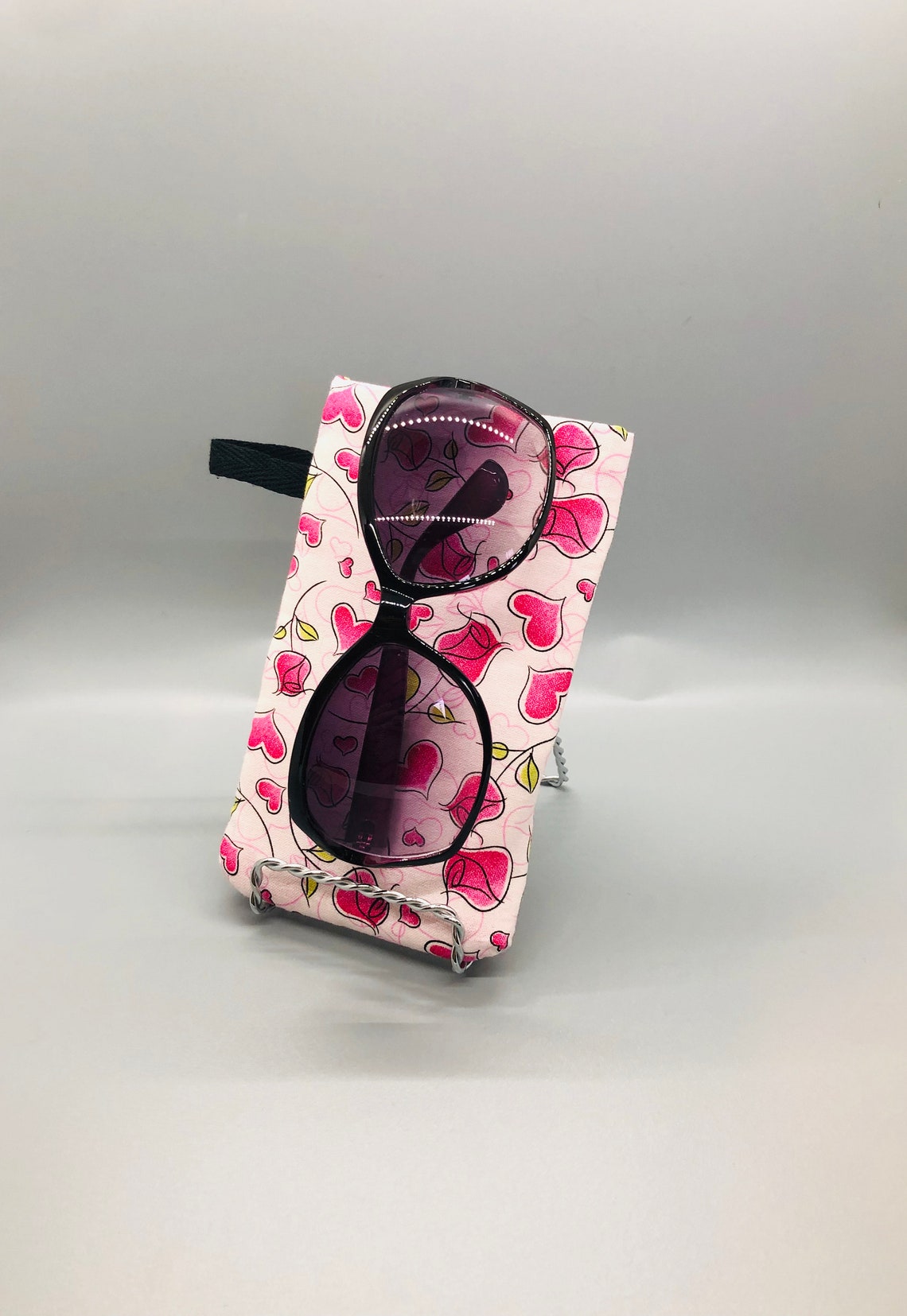Pink Roses Sunglasses Case Roses Glasses Case Sunglasses Etsy