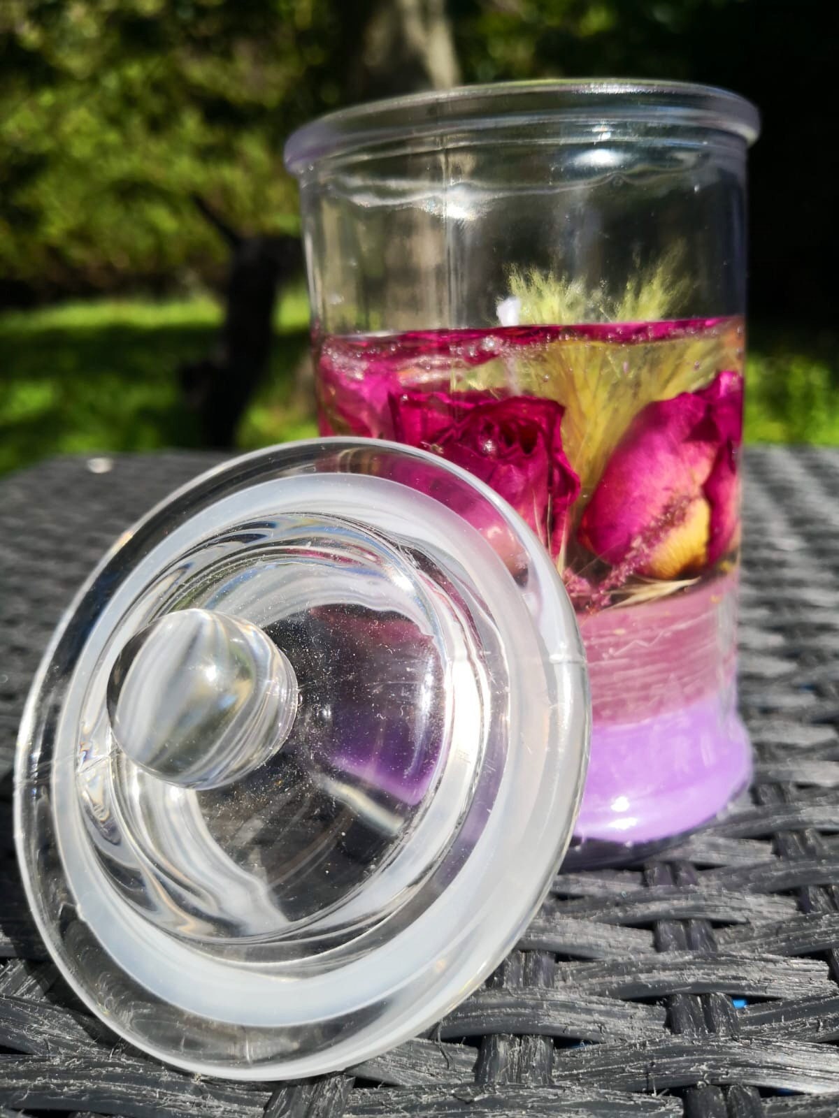 Bougie de Roses Décorative, Model Unique