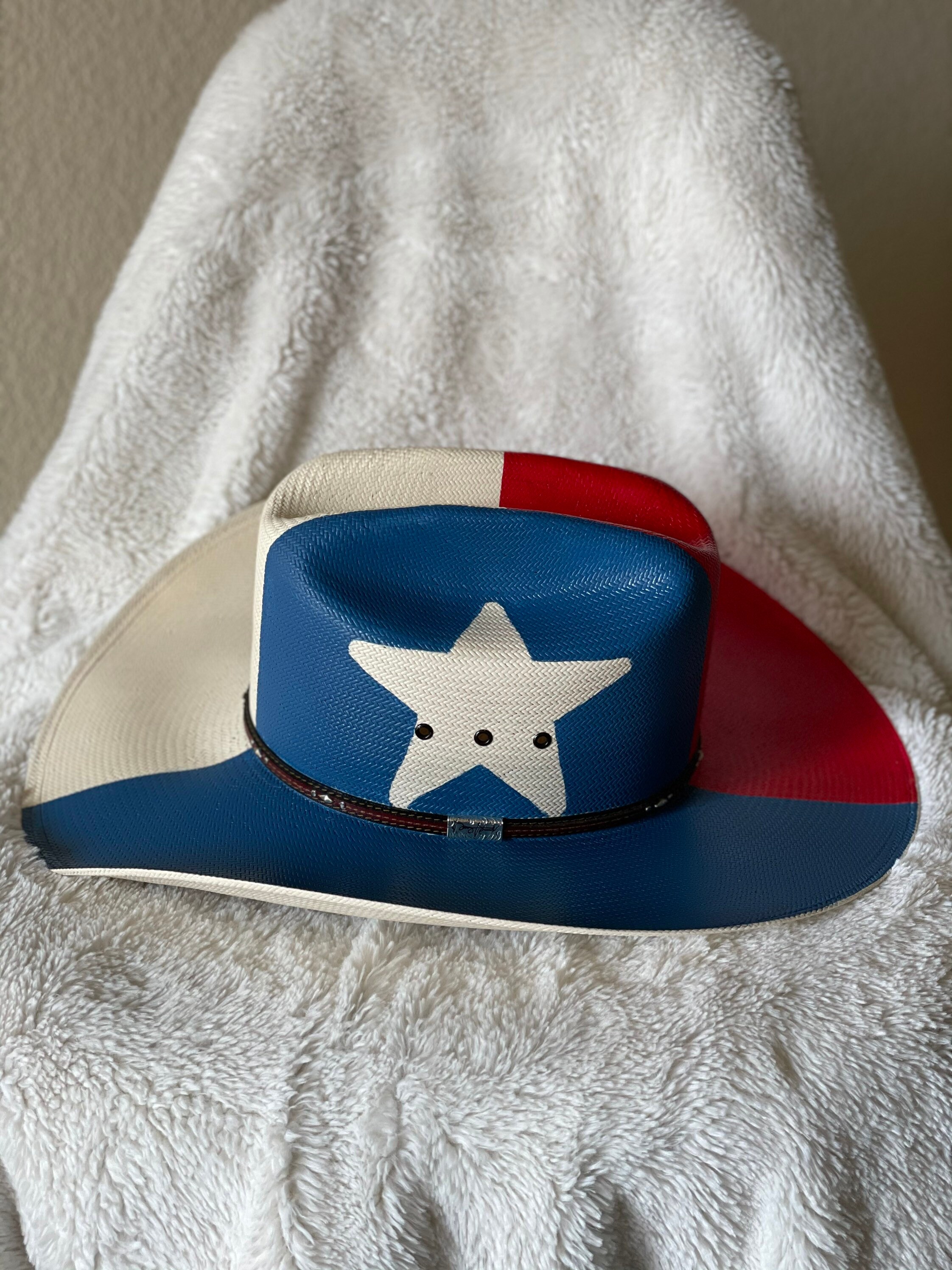 George Straight Texas Flag Cowboy Hat | Etsy