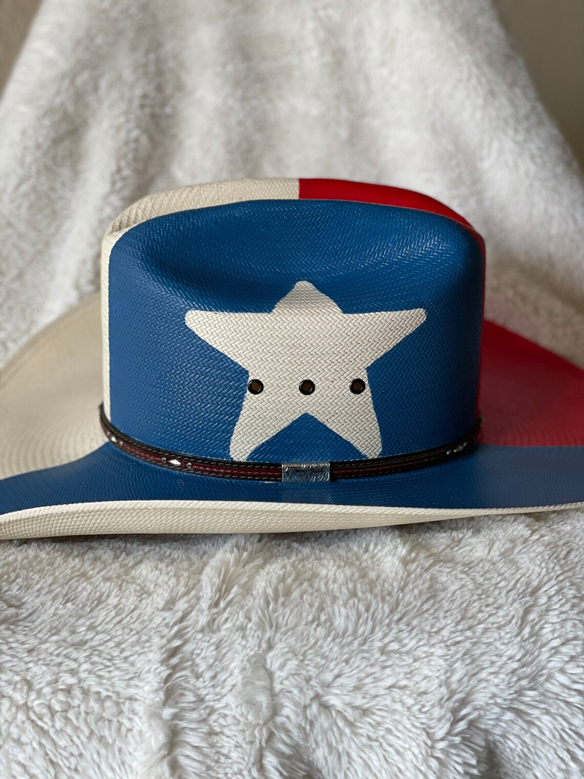 George Straight Texas Flag Cowboy Hat | Etsy