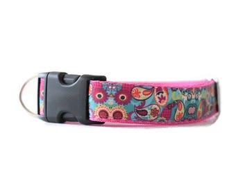 Girl dog collar, Dog collar, Adjustable Dog collar, Honden halsband, Medium dog collar, Large dog collar, Purple dog collar, Gift for dogs