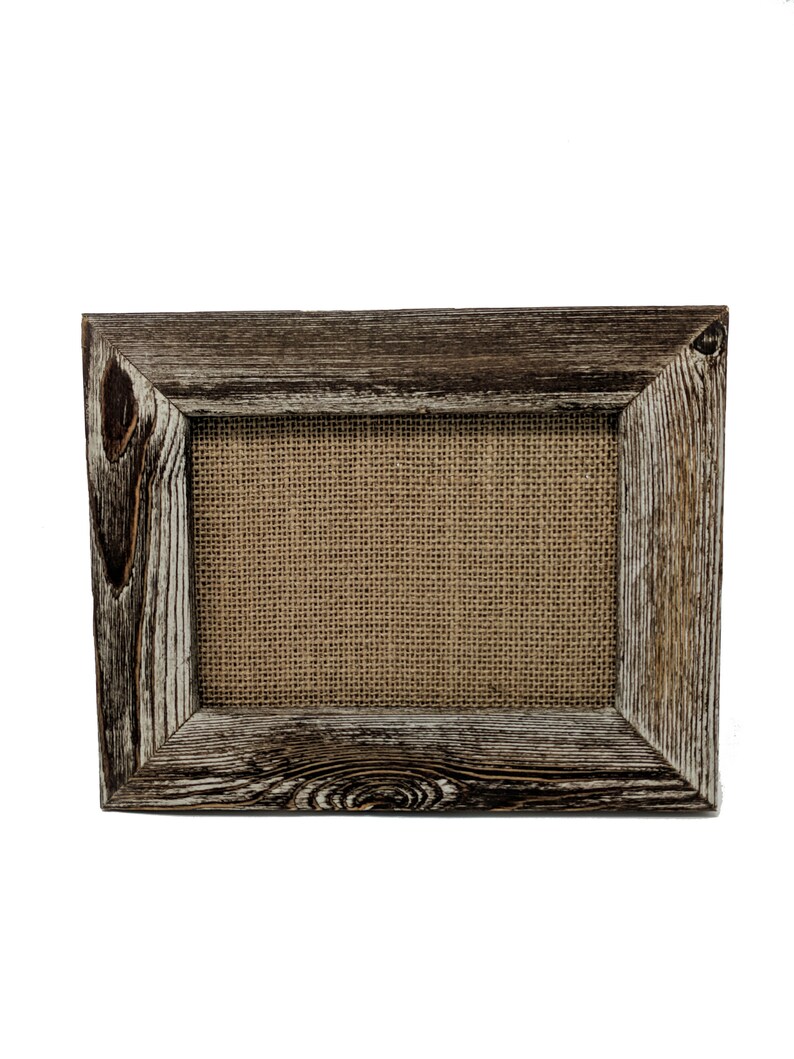 Rustic Picture Frame Rustic Brown Wood Frame Wood Frames Rustic Frame