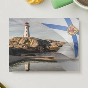 Carte postale de la Nouvelle-Écosse conçue numériquement par moi-même