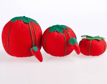 Dollhouse Miniature Tomato Pin Cushion