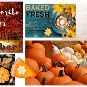 Bundle Autumn Fall desktop wallpaper bundle of 3 wallpapers