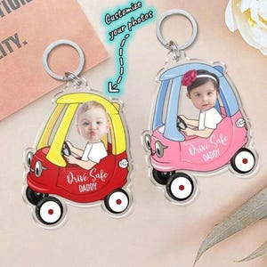ママ、パパ、叔母、叔父、祖父母などへの子供用車のカスタム写真とメッセージ