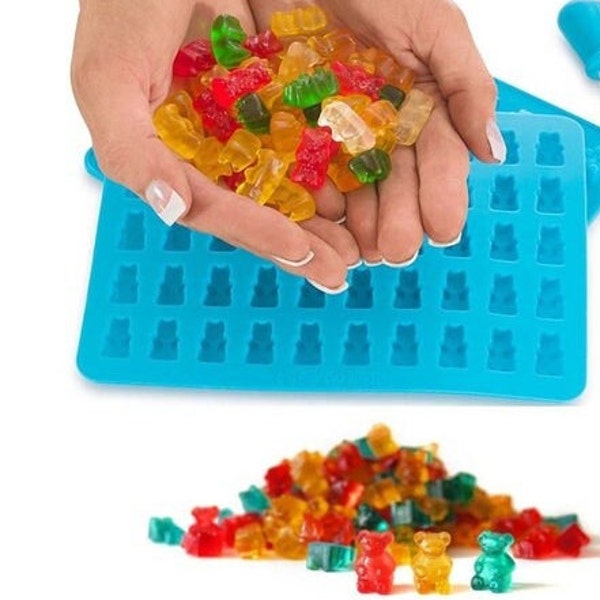 Gummy bear mold makes 50 assorted colors