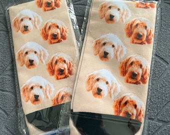 SALE 5 dollars off Custom photo socks.. family, friends, pets, children