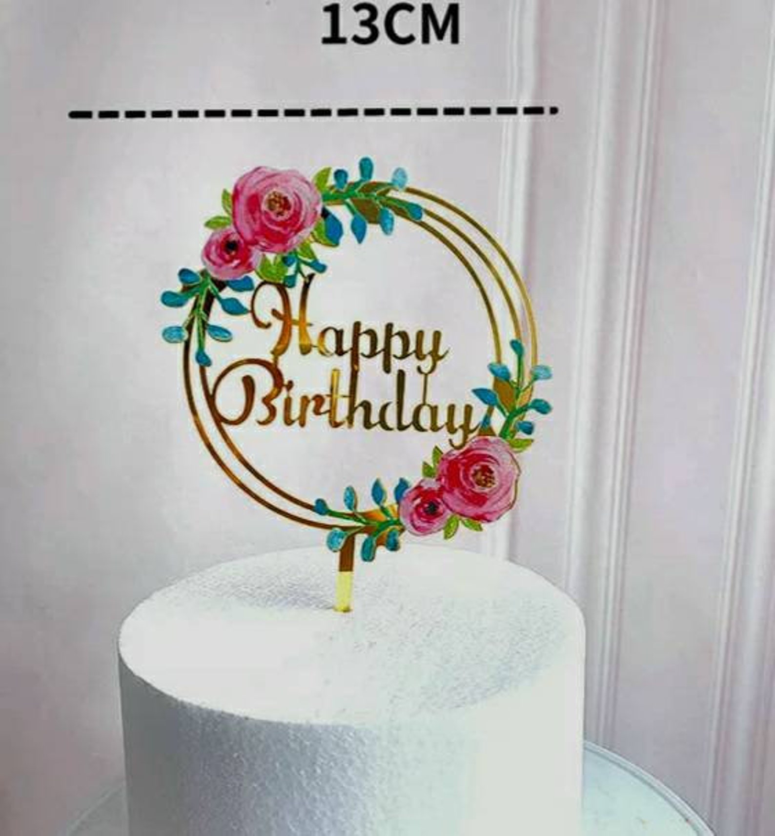 Cake topper birthday and love. Etsy