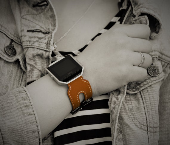 fitbit blaze leather strap