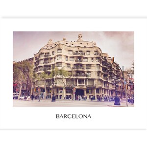 Digitaler Download | POSTKARTE "Barcelona 01" Serie | Datei, die gedruckt werden