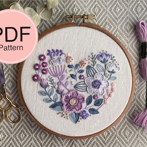 Purple Heart Flower Tutorial