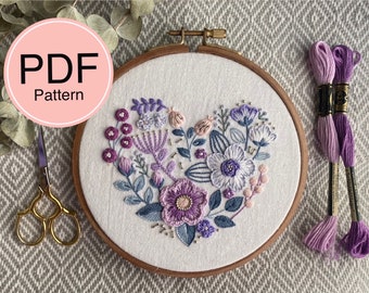 Purple Heart Flower Tutorial