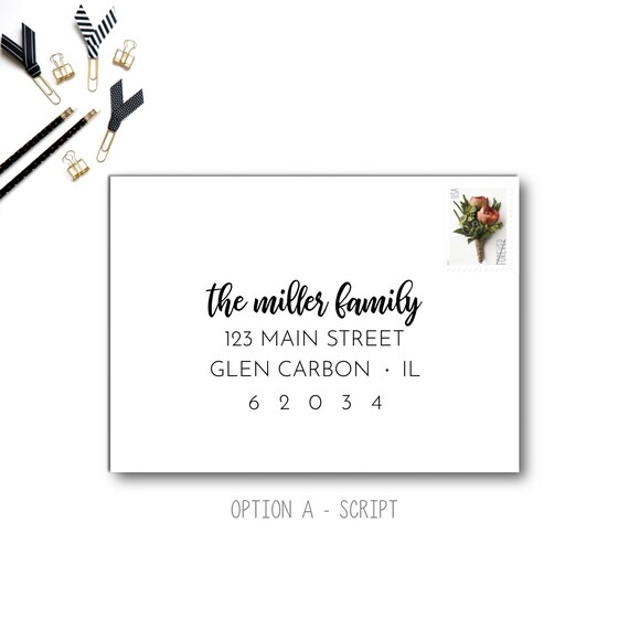 envelope addressing envelope printing