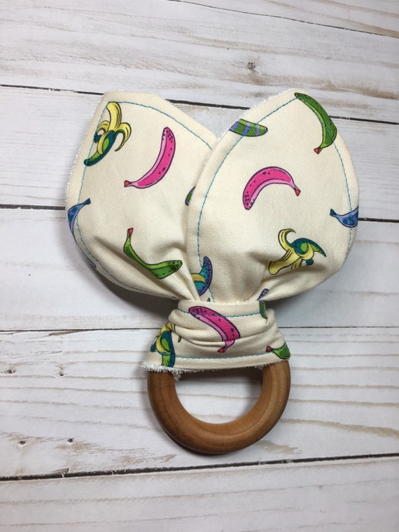 banana teething ring