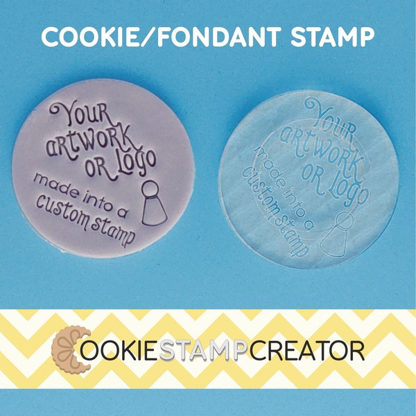 Custom Logo Cookie Stamp for Business Personalised Cookie Stamp or Fondant Embosser