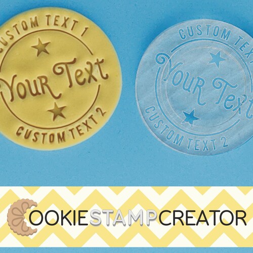 Custom Heart Cookie Stamp for Wedding Personalised Cookie and Etsy UK