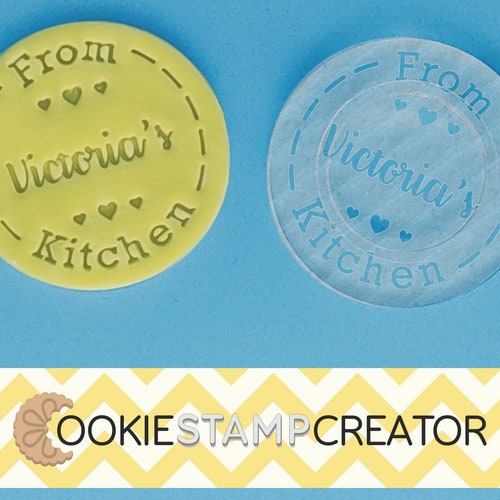 Custom Cookie Stamp From YOUR Name's Kitchen Personalised Etsy