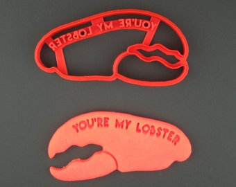 You're My Lobster Valentines Cookie Cutter Romantic Valentine's Day Cookie Cutter - Cute Cookie Cutter - Gift for Bakers