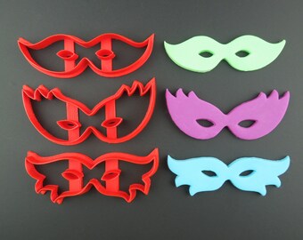 Kakform till Mardi Gras-mask: 3D-tryckt ABS-plast