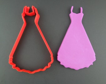 3D Printed Wedding Dress Cookie Cutter: Ball Gown Design