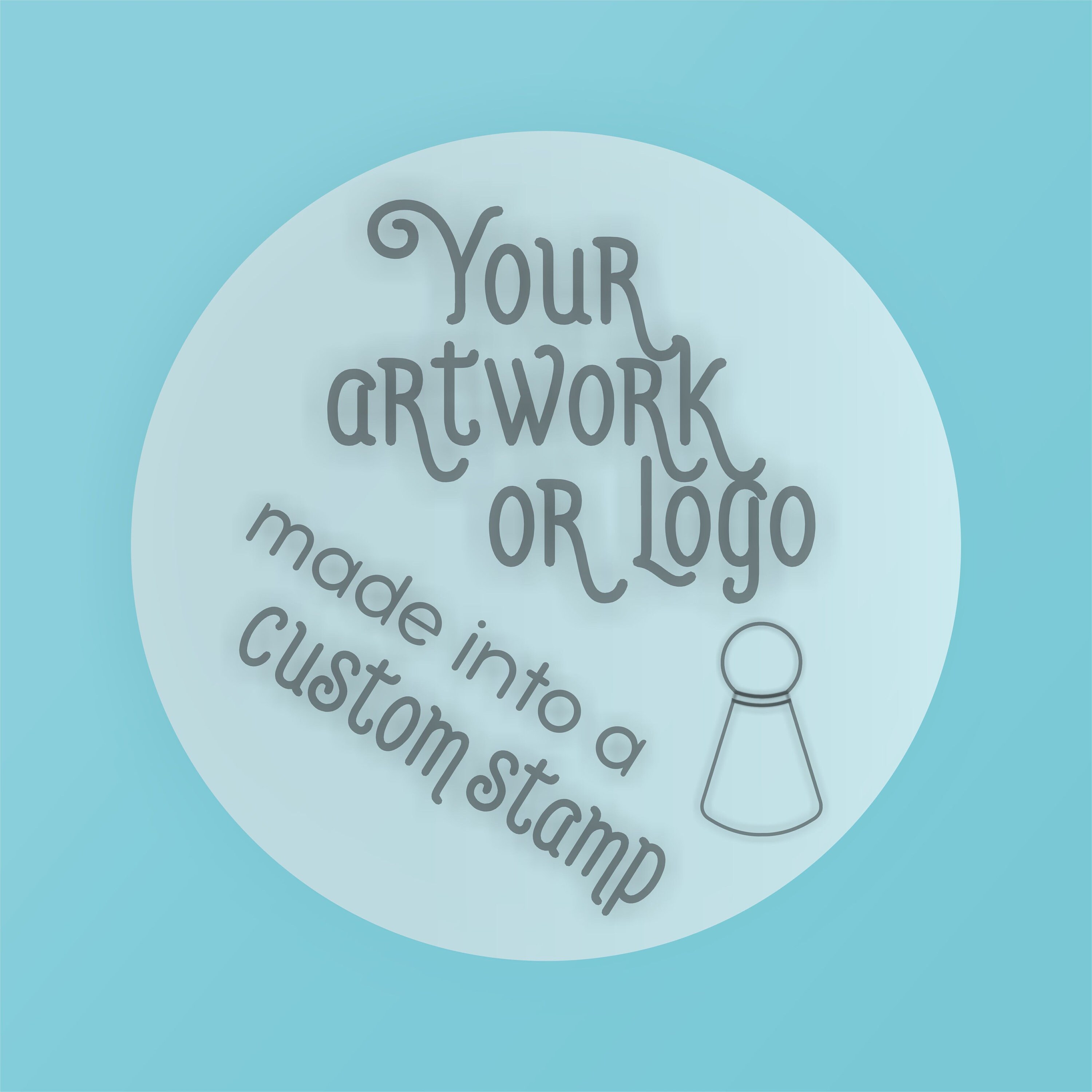 Custom Logo Cookie Stamp for Business Personalised Cookie Etsy