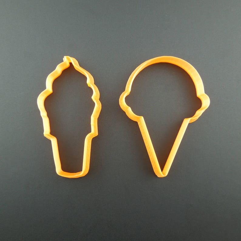 Ice Cream Cookie Cutter 3D Printed Cookie Cutter For Biscuits and Fondant Gift for Bakers