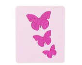 3 Butterflies Face Painting Stencil 6cm x 7cm 190micron Washable Reusable Mylar
