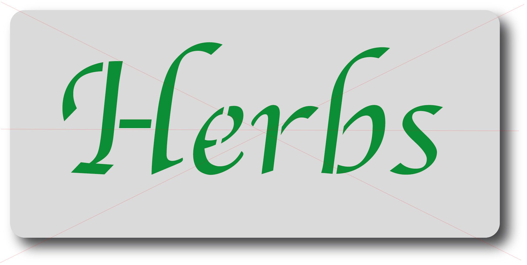 herbs stencil 2 x sizes available 20cm x 9cm or 14cm x 65cm etsy