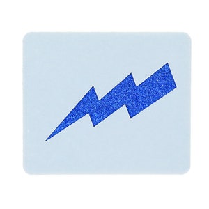 Lightning Bolt Face Painting Crafting Card Making Stencil 6cm x 7cm 190micron Washable and Reusable image 4