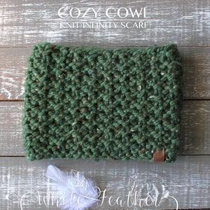 Cozy Cowl Knit Infinity Scarf for Child One Size image 2