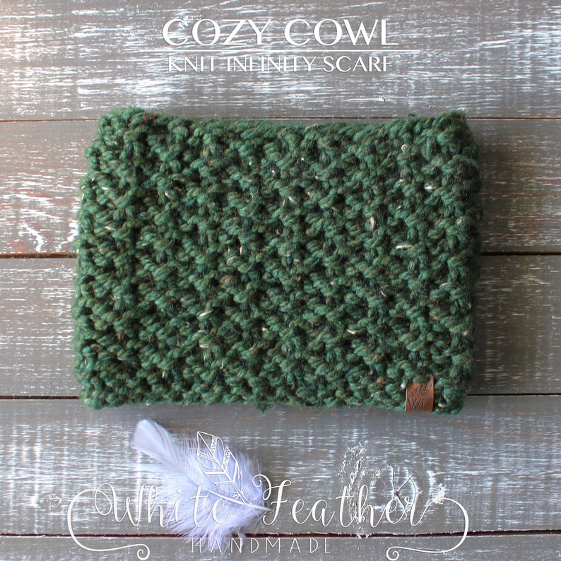 Cozy Cowl Knit Infinity Scarf for Child One Size image 2