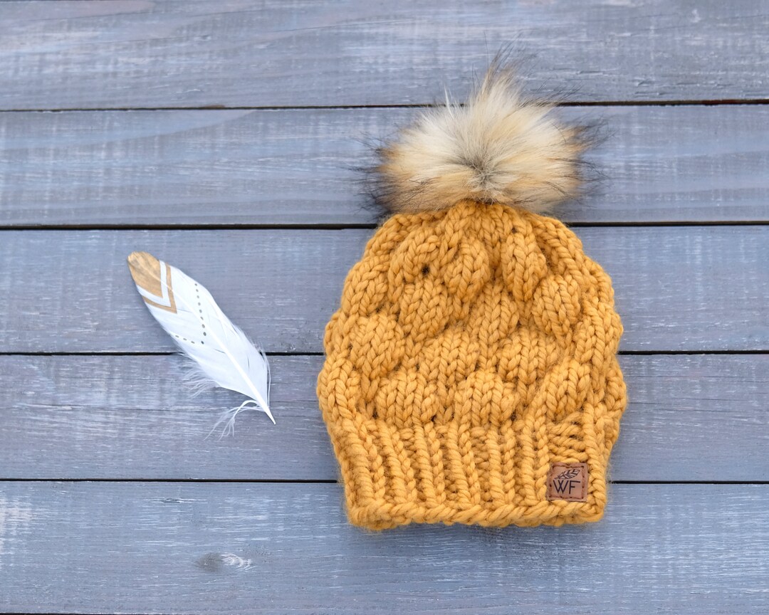 DESIGN YOUR OWN - Baby and Kids Bubble Knit Toque - Etsy