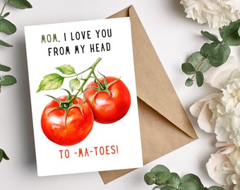 Funny Mothers Day Card, Mothers Day Card, Happy Mothers Day Card, Punny Mothers Day Card, Card For Mothers Day, Humorous Mother's Day Card