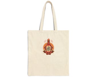 Cotton Canvas Tote Bag I am hot sauce