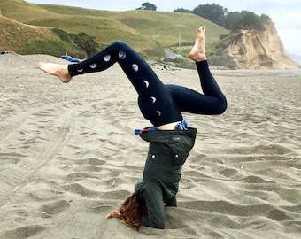 moon phase yoga pants