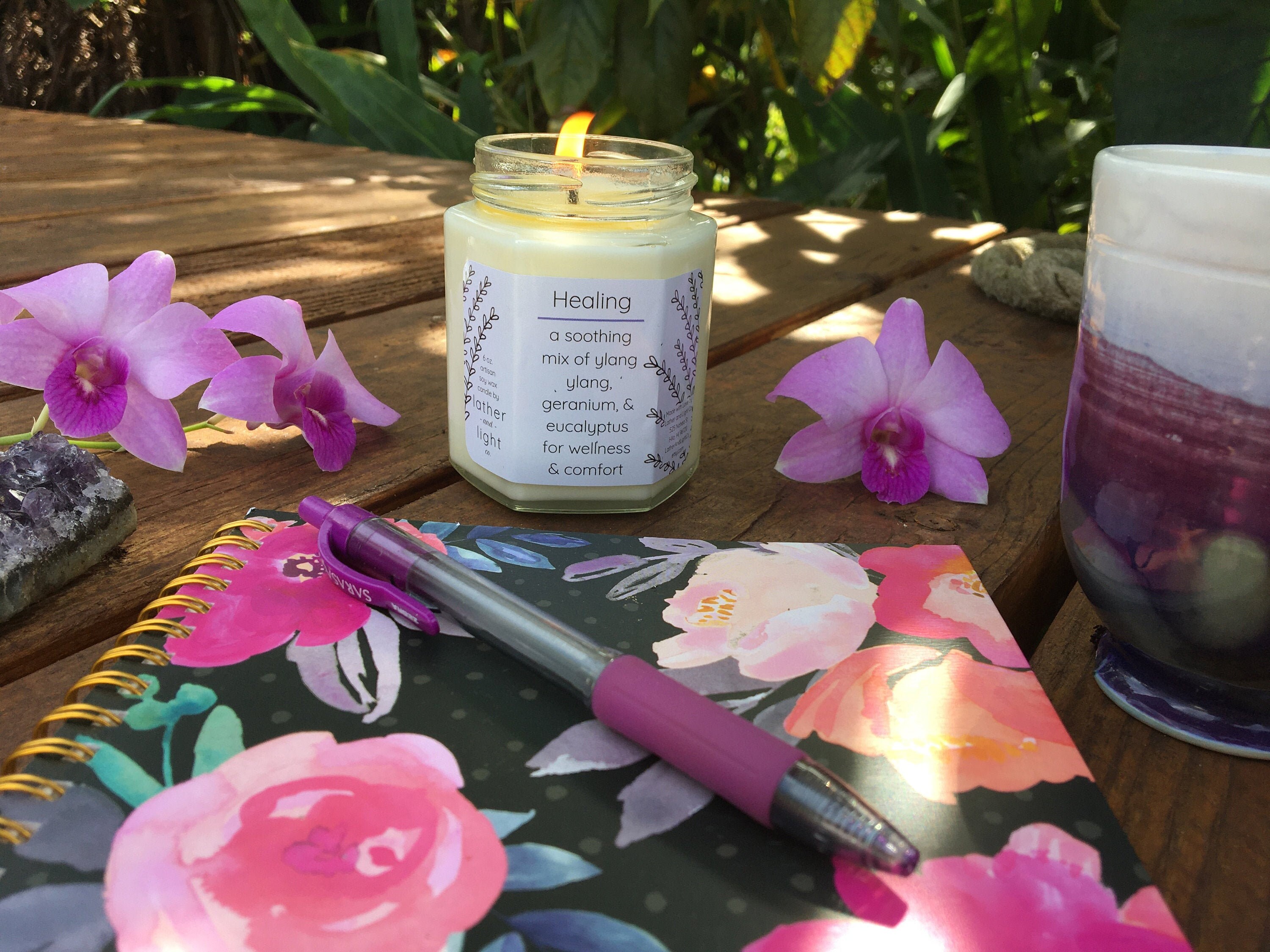 Essential Oil Candle Natural Candles Vegan Candles Etsy