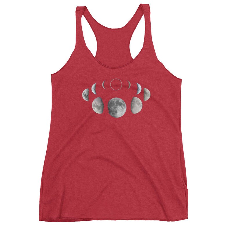 FITTED ACTIVE TANK MOON DANCE