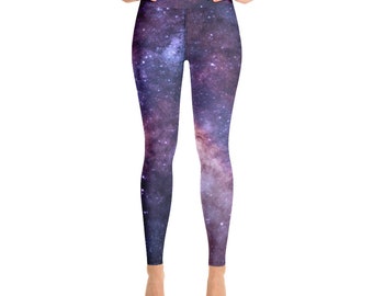 Celestial Leggings - Milky Way Leggings - Galaxy Yoga Pants - Star Leggings - Star Yoga Pants - Astronomy Leggings - Space Leggings