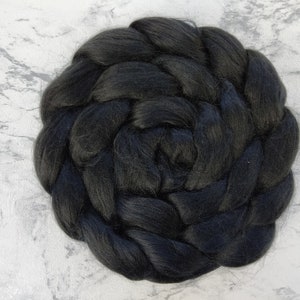 BAMBOO 2 plain colored roving, staple fibers for spinning 100g 16 - Nicoletta