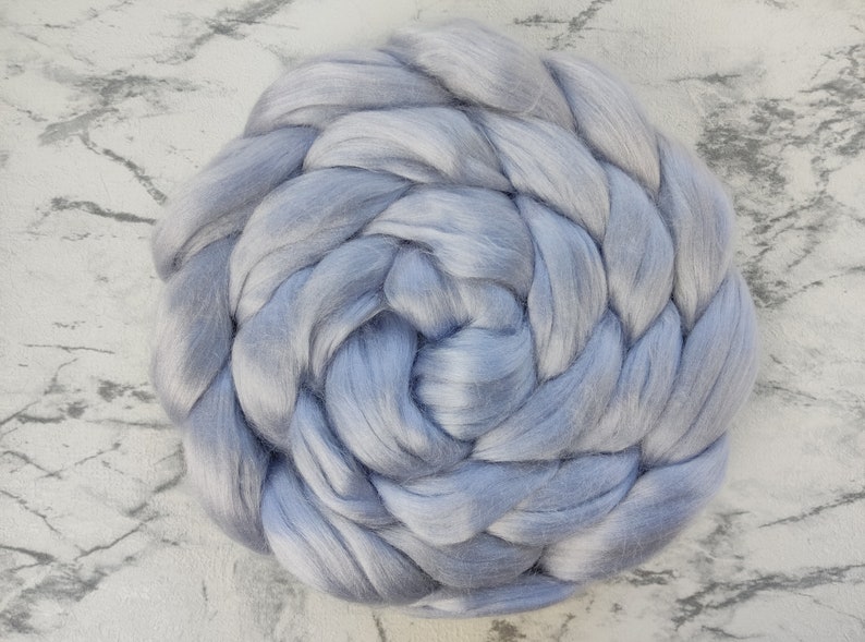 BAMBOO 2 plain colored roving, staple fibers for spinning 100g 10 - Beatrix