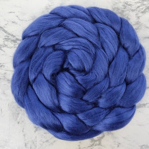 BAMBOO 2 plain colored roving, staple fibers for spinning 100g 12 - Isabella