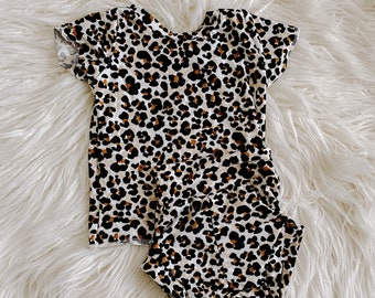baby leopard pajamas