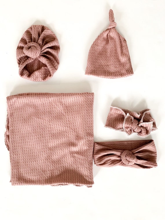 mauve swaddle blanket