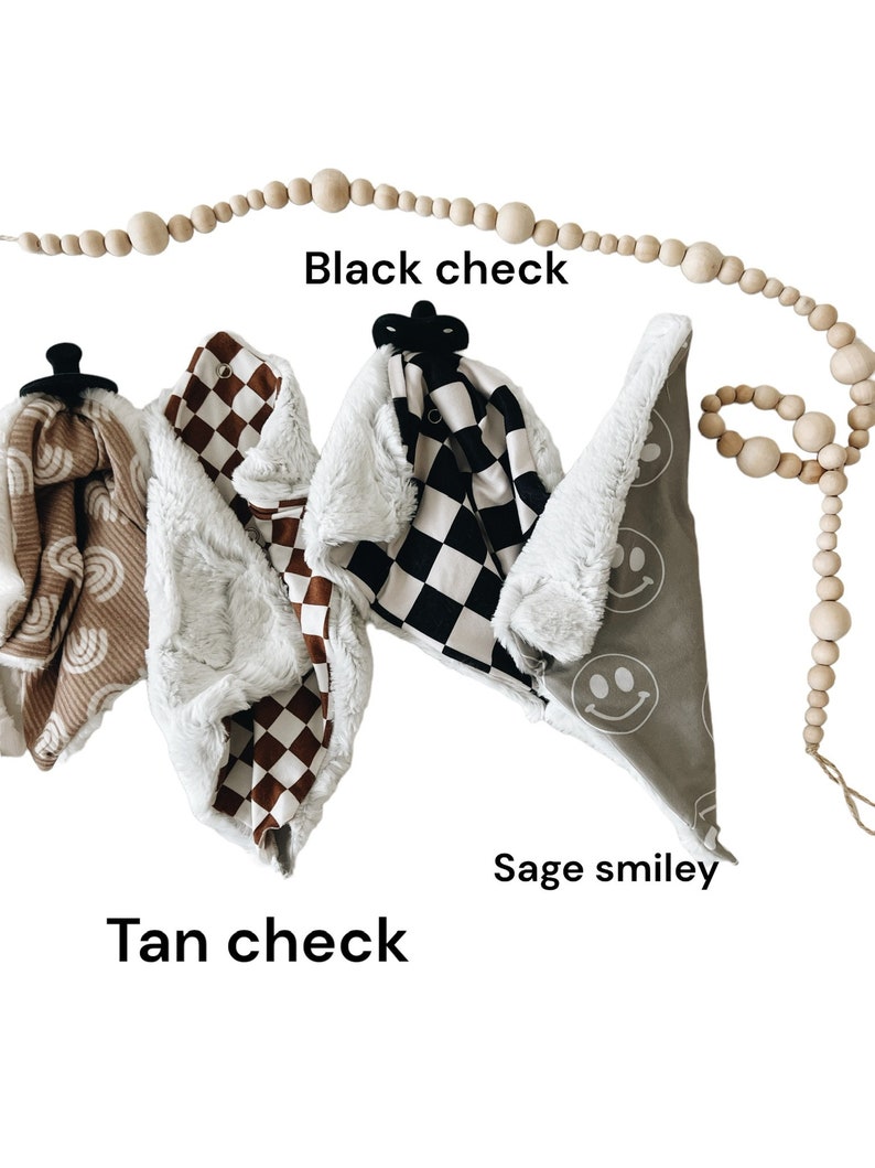 Mink binky blankies, baby binky, blanket, lovey, baby shower gift image 7