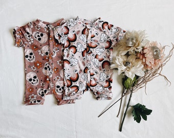 Halloween Collection Shorts rompers, baby pajamas, baby outfit, toddler outfit, soft pajamas, girl set, clothing set, girl clothes,